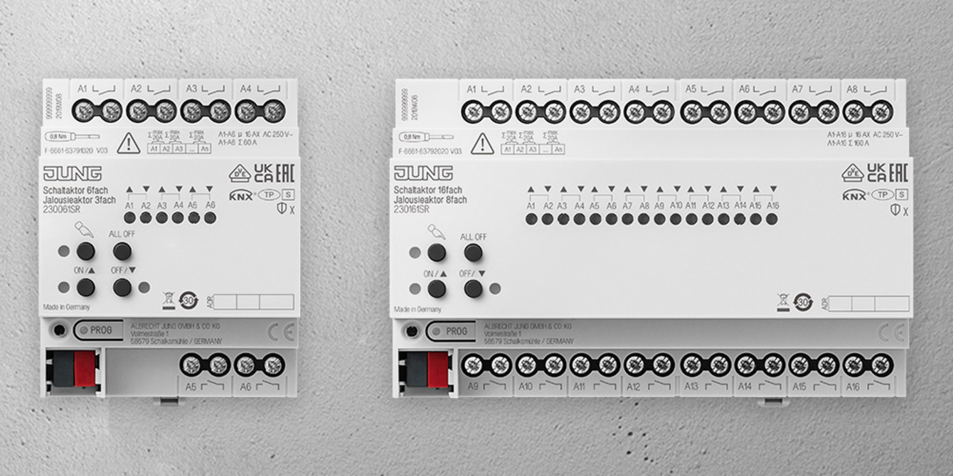 KNX Schalt- und Jalousieaktoren bei Lutz Elektrotechnik in Bornich